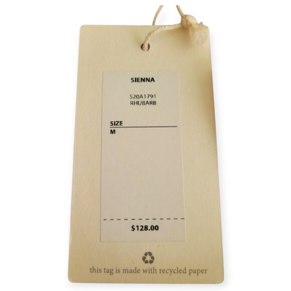 Shabby Chic Rhubarb Flounce‑Hem Dress M Cottagecore Boho Romantic NWT - Picture 7 of 12